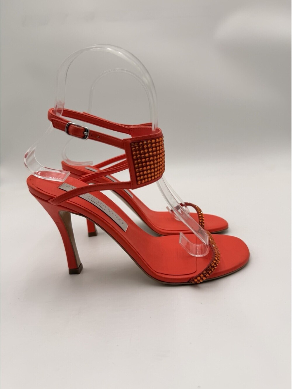 Stella McCartney "Alter" open-toe strappy sandals “Orange" vegan leather Size 36